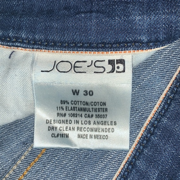 JOES- Mid Length Denim Jeans Size 30 - Picture 2 of 3